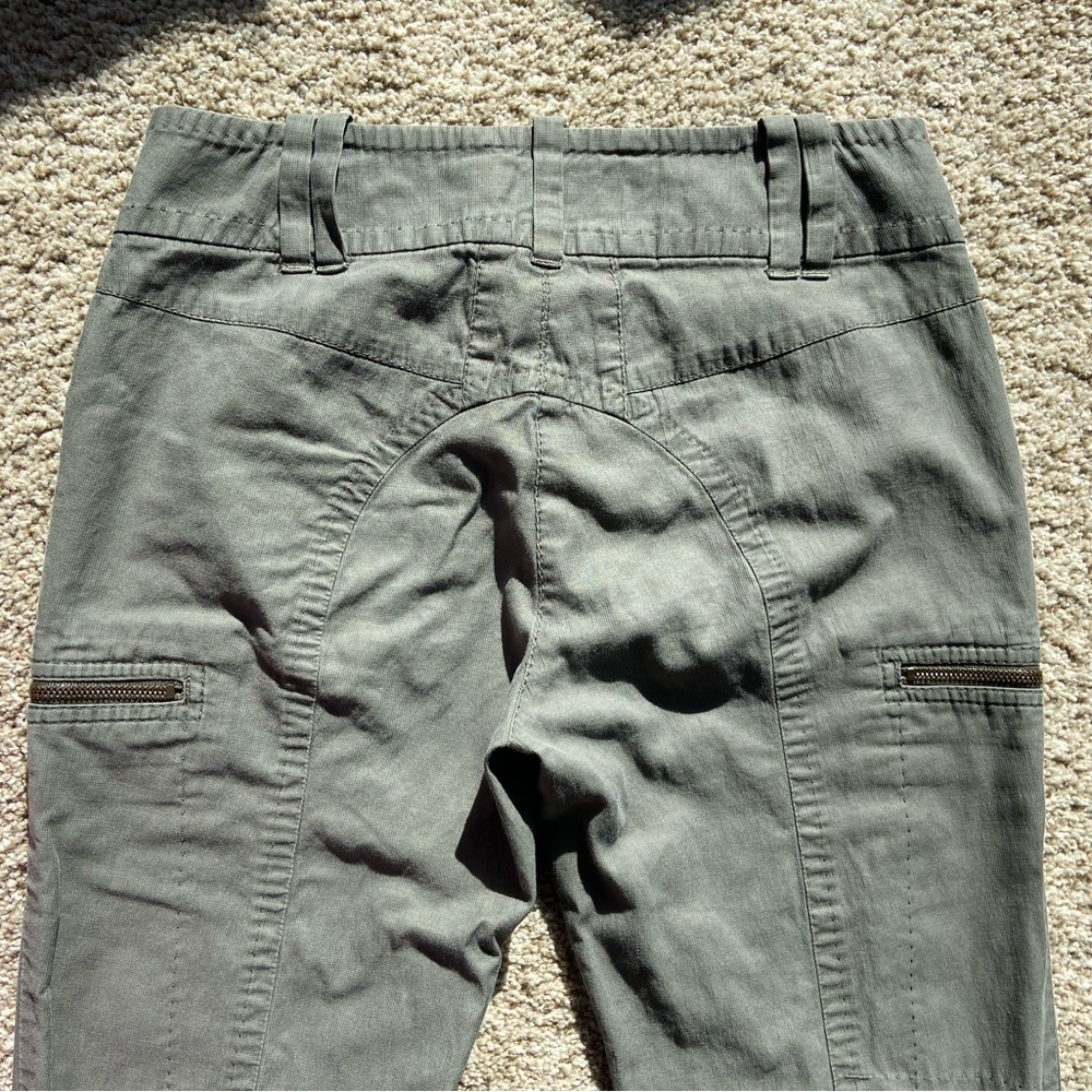 Marc Cain Moto Style Pants Cargo Zip Pockets